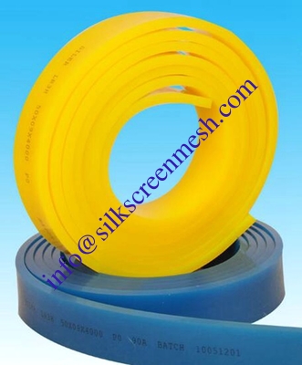 Squeegee 50*9*75 Degree Green Flat Scratch Resistant Solvent Ink Scraper Scraper Screen Printing Squeegee Strip