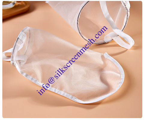 Food grade nylon filter bag, nut milk filter bag, 80 mesh nylon filter bag, medicine residue, tea gauze bag