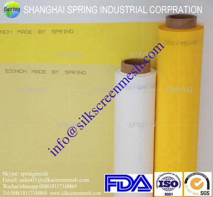 Low Elasticity Polyester Printing Fabric Rolls Range 0.1m-3.7m Free Samples Accepted For PCB