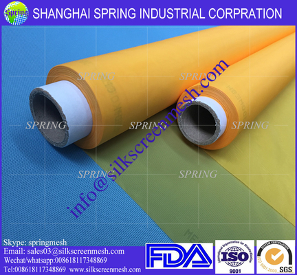 Factory offer 7T-180T polyester monofilament mesh bolting cloth White or yellow or black color available