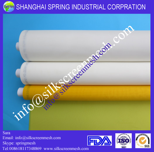 bolting cloth (7T-200T)/buy mesh for screen printing/monofilament polyester mesh/Yellow / White / Black / Orange