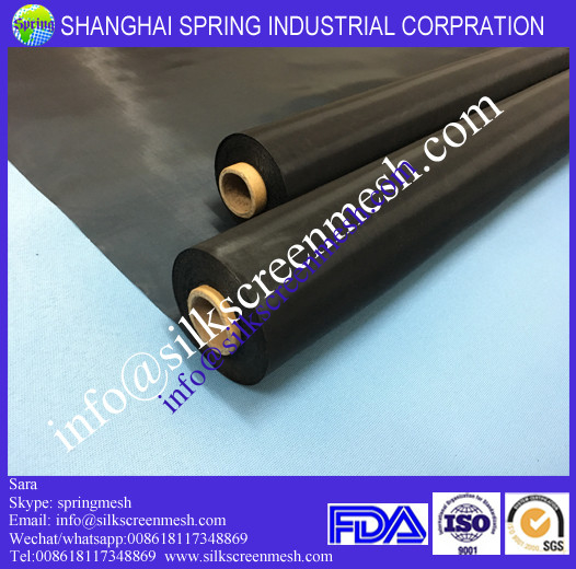 80T polyester black filter mesh/filter fabric/black woven mesh