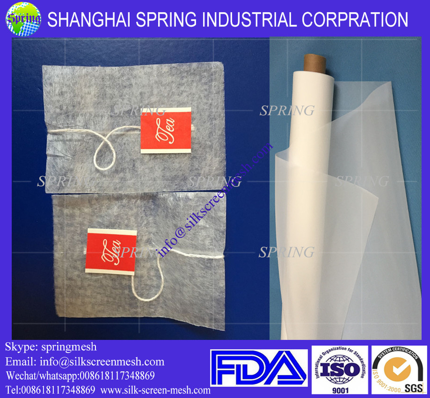 Heat seal empty pyramid tea bag nylon mesh/filter bags