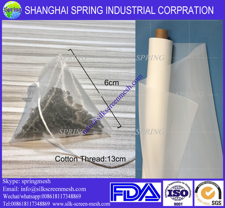 Custom resealable kraft hemp tea paper bag nylon mesh/filter bags
