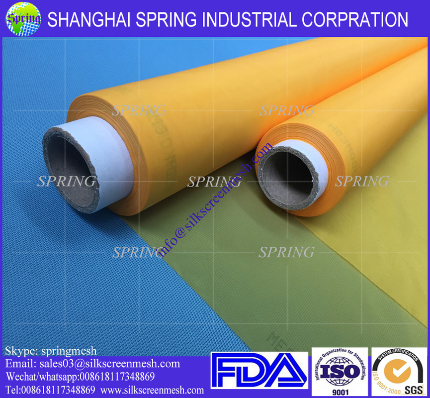 Factory offer 7T-180T polyester monofilament mesh bolting cloth White or yellow or black color available