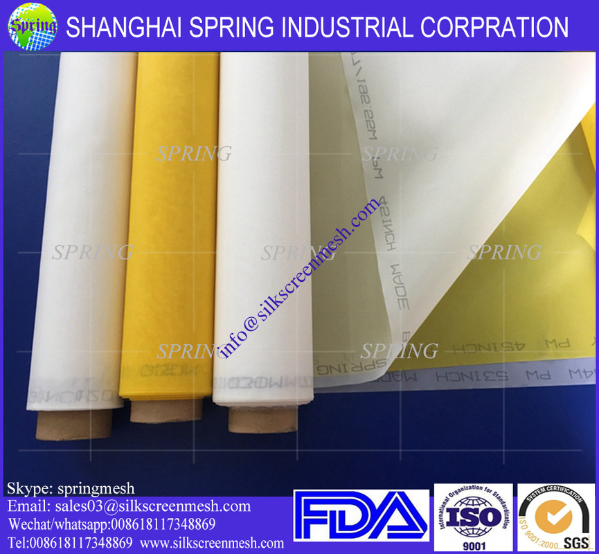 110 screen printing mesh from Shanghai China -- SPRING factory offer maximum width 146inch