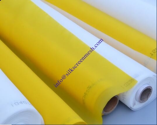 Polyester Screen Printing Mesh bolting cloth 100% poylester DPP120 yellow mesh