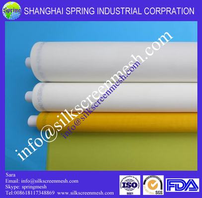 Screen printing mesh 140T polyesrer mesh Yellow/White/Orange/Black  boting cloth