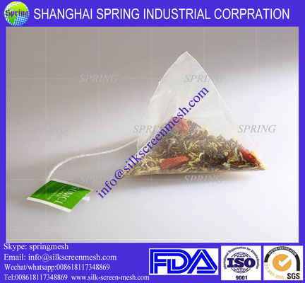 Custom resealable kraft hemp tea paper bag nylon mesh/filter bags
