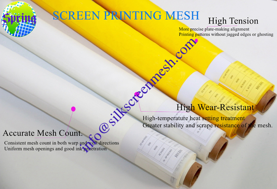 Polyester Screen Printing Mesh with Low Elasticity for Various Printing Applications