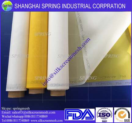 110 screen printing mesh from Shanghai China -- SPRING factory offer maximum width 146inch