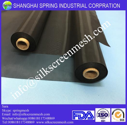 47T polyester window mesh fabric/black mesh fabric/bolting cloth 1