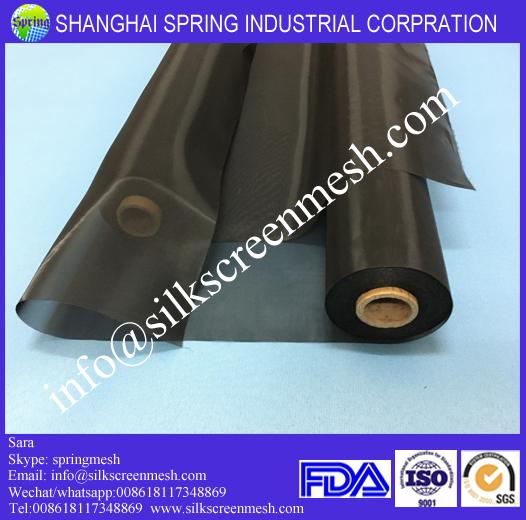 47T polyester window mesh fabric/black mesh fabric/bolting cloth 3