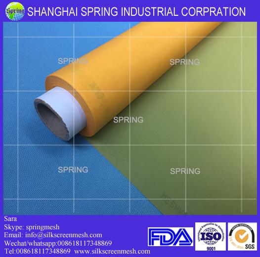 250 Mesh Count(100T) Silk Screen Printing Mesh Fabric/Polyester Screen Printing Mesh 0