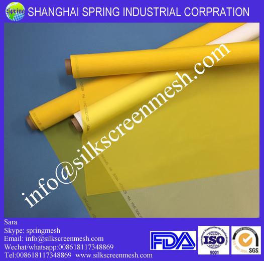 Polyester silk screen printing mesh fabric 200 mesh count(80T)/Screen printing mesh 1