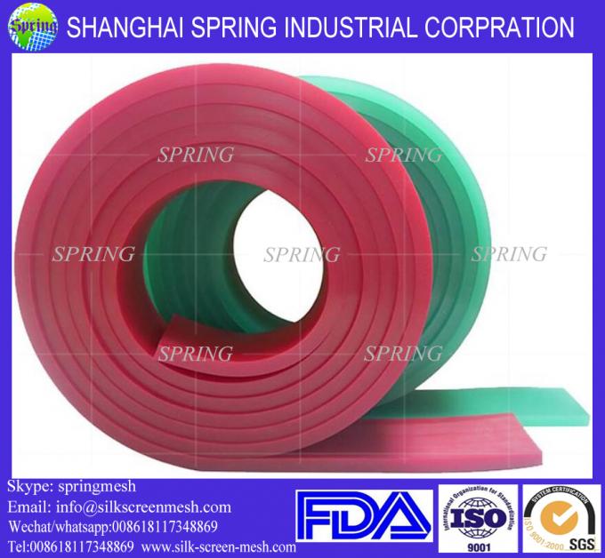 Double bevelled edge screen printing rubber squeegee blade/Squeegee 0