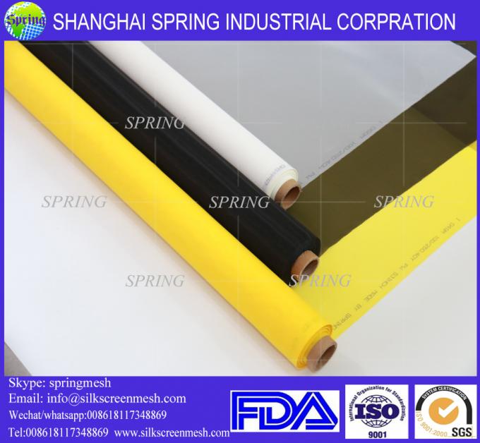 Low Elasticity Polyester Printing Fabric Rolls Range 0.1m-3.7m Free Samples Accepted For PCB 2